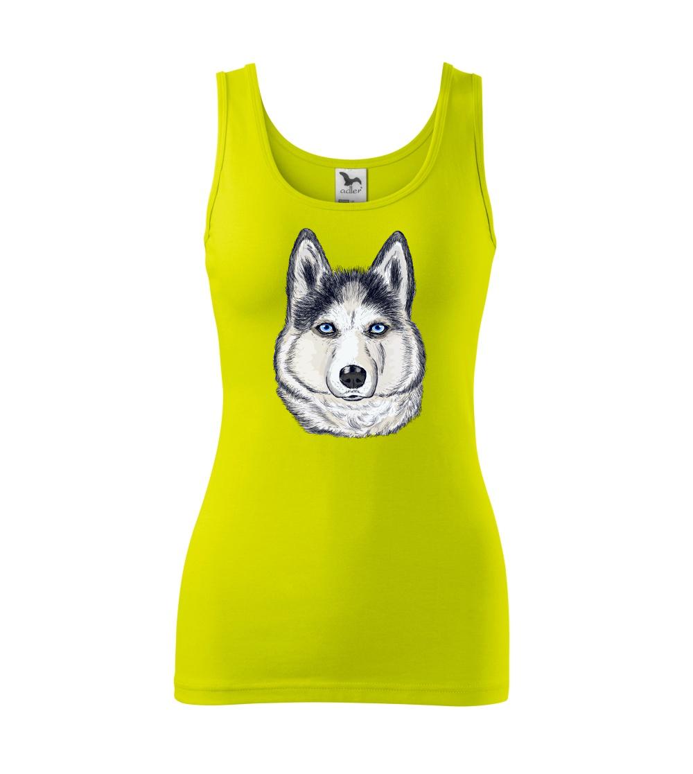 Husky hlava - kreslený