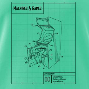 Nákres herný automat otvorený