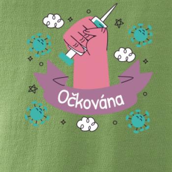 Očkovaná- ruka a striekačka