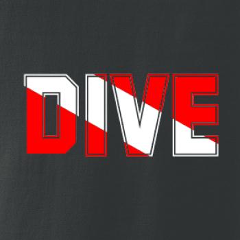 Dive nápis vlajka