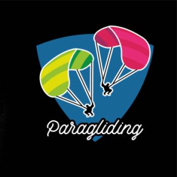 Paragliding dva padáky Paragliding dva padáky