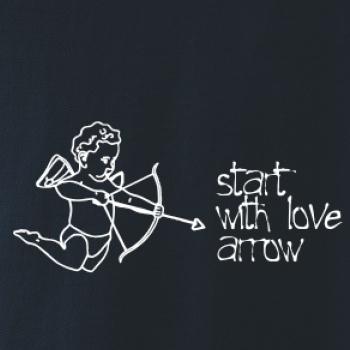 Start with love arrow Start with love arrow