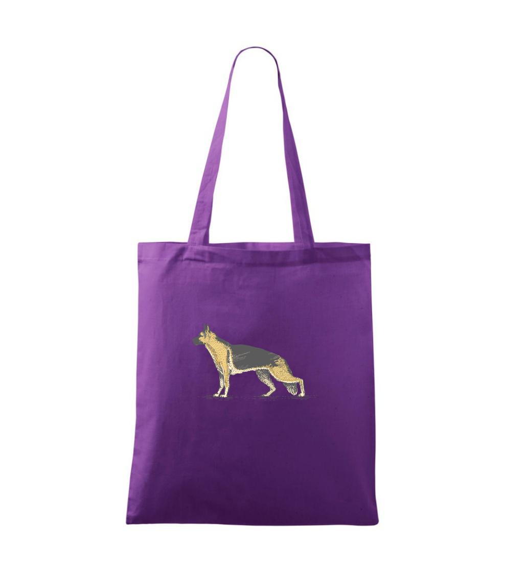 Nemecký ovčiak - Vintage German shepherd - Taška bavlnená