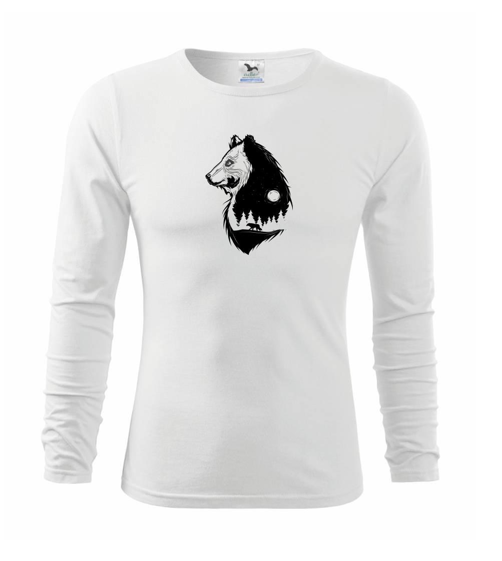 Tričká s vlkom - Medveď s vlkom - Tričko detské Long Sleeve