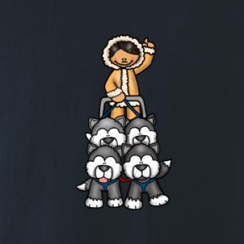 Psí spřežení animované