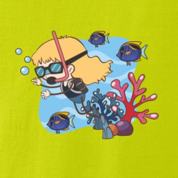 Potápač dievča Potápač dievča