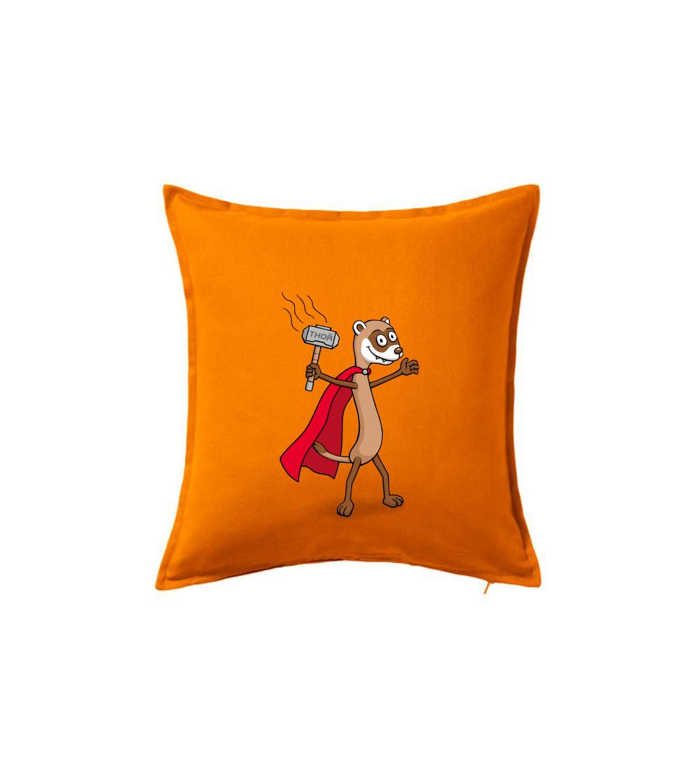 Tričká so zvieratami - Tchor ako Thor (Hana-creative) - Vankúš 50x50