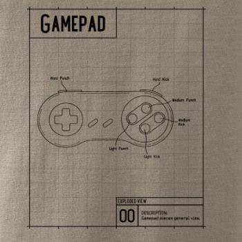 Nákres Gamepad jednoduchý Nákres Gamepad jednoduchý