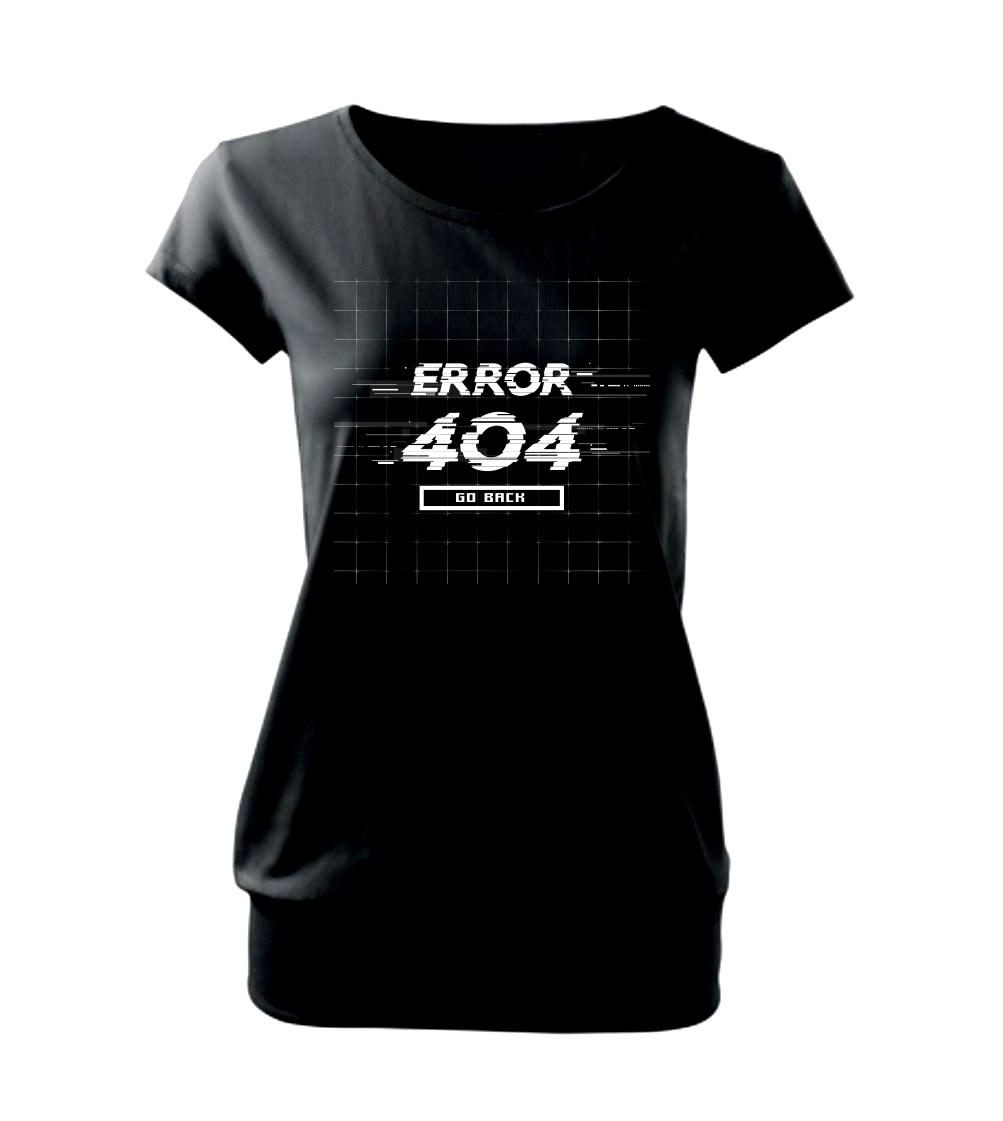 Tričká pre ajťákov - Error 404 - Voľné tričko city