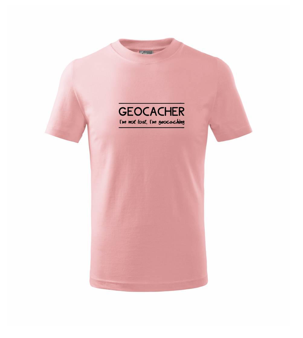 Tričká na geocaching - Geocacher - Tričko detské bavlnené
