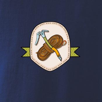 Horolezecké lano a cepín