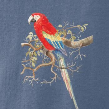 Papagáj  na listnatom strome