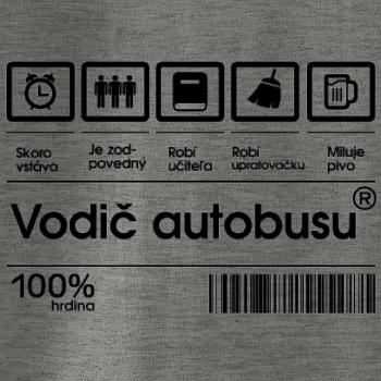 Čiarový kód - Vodič autobusu / Vodička autobusu