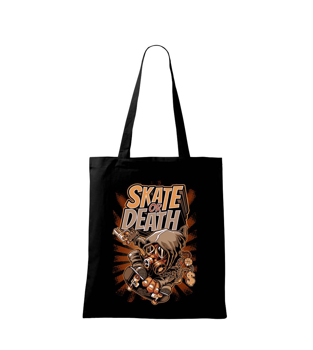 Skate or death plynová maska - Taška bavlnená