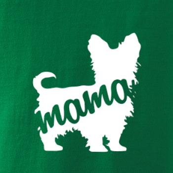 Yorkšírský teriér mama obrys