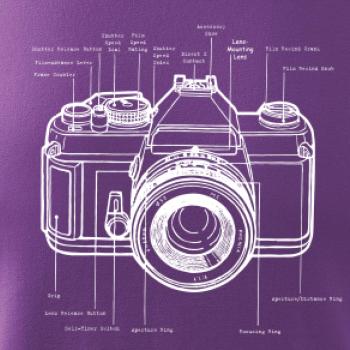 Nákres starý fotoaparát Nákres starý fotoaparát