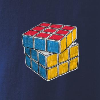 Rubikova kocka kreslená Rubikova kocka kreslená