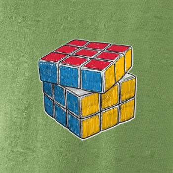 Rubikova kocka kreslená Rubikova kocka kreslená