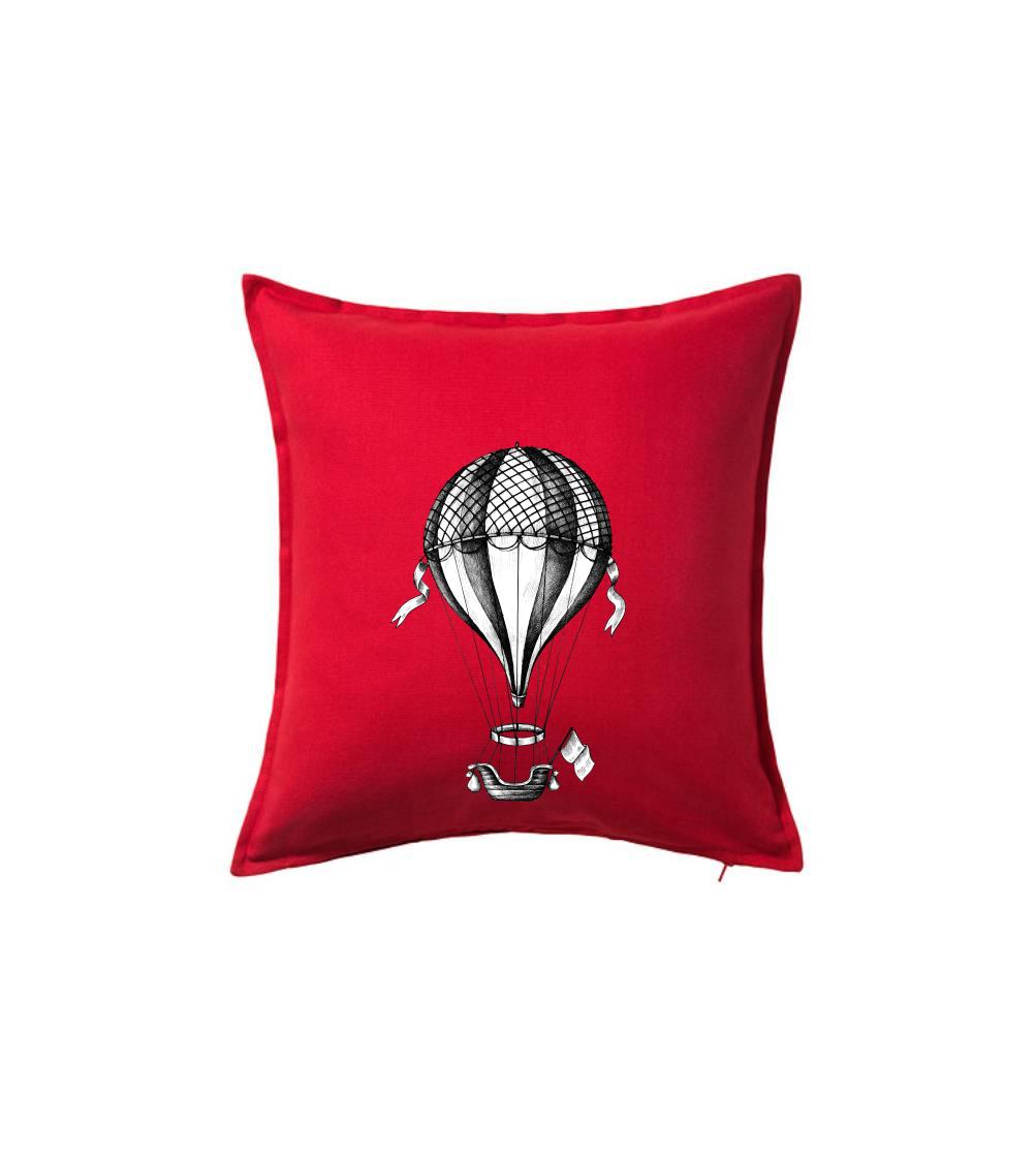 Teplovzdušný balón kreslený Teplovzdušný balón kreslený