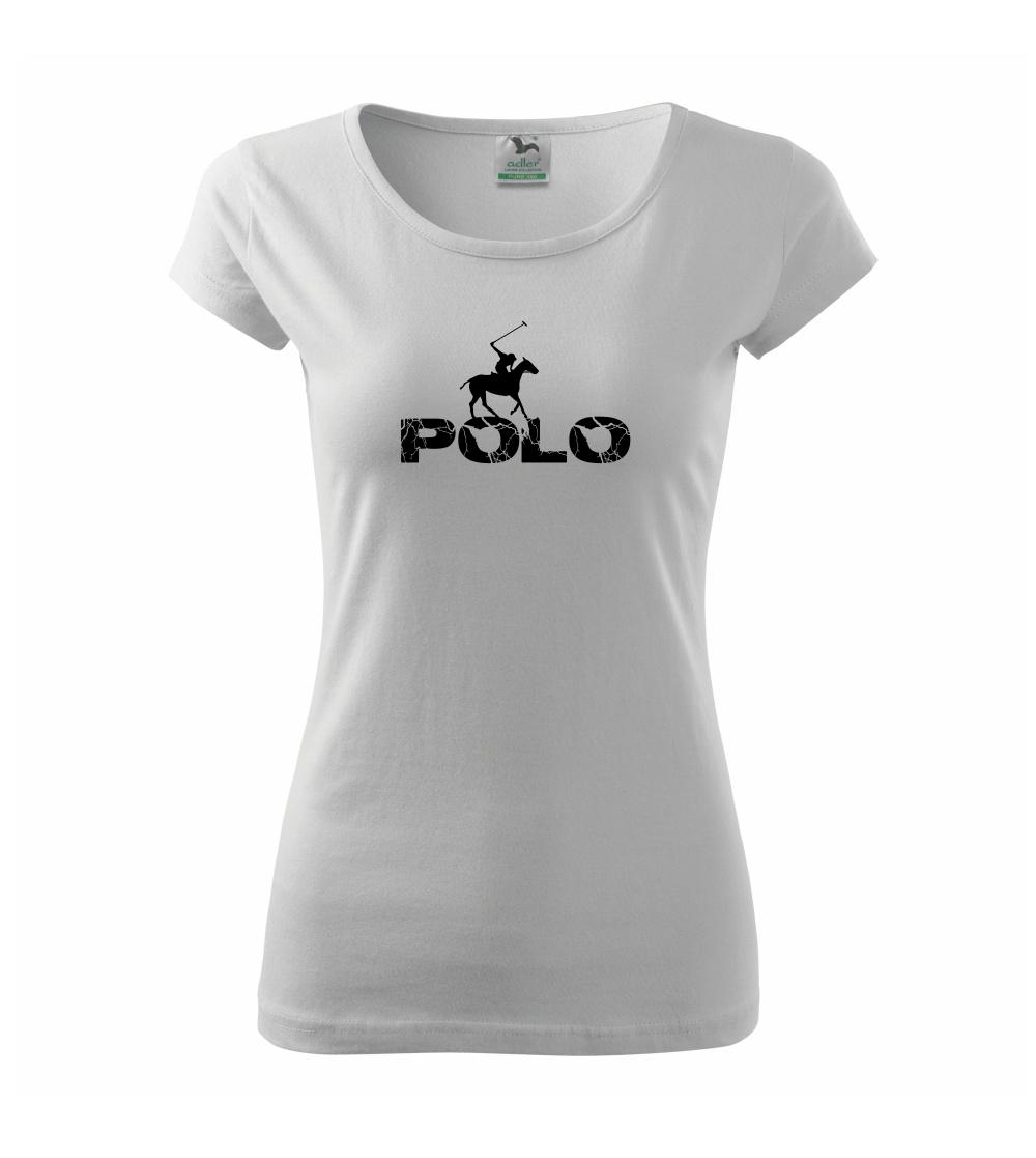 Tričká na polo - Polo blesk - Dámske tričko Pure