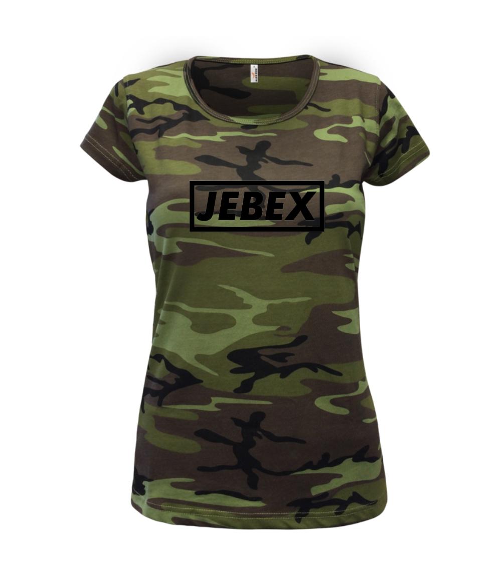 Tričká na párty - Jebex - Dámske maskáčové tričko