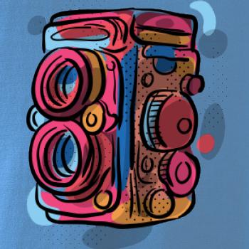 Foťák farebný - dve šošovky