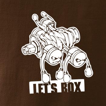 Lets Box nápis