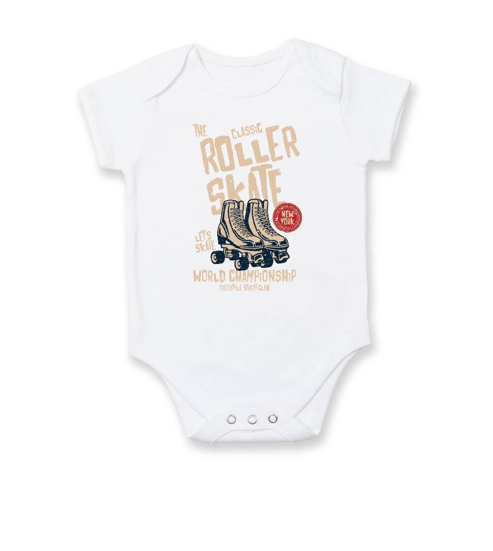 Ostatné športy - Roller Skate - Body dojčenské s krátkym rukávom