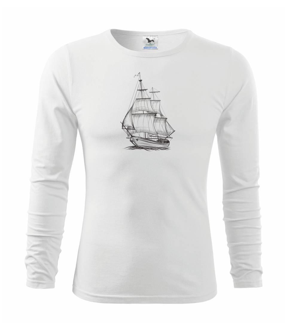 Vodácke tričká - Galeona - Tričko detské Long Sleeve