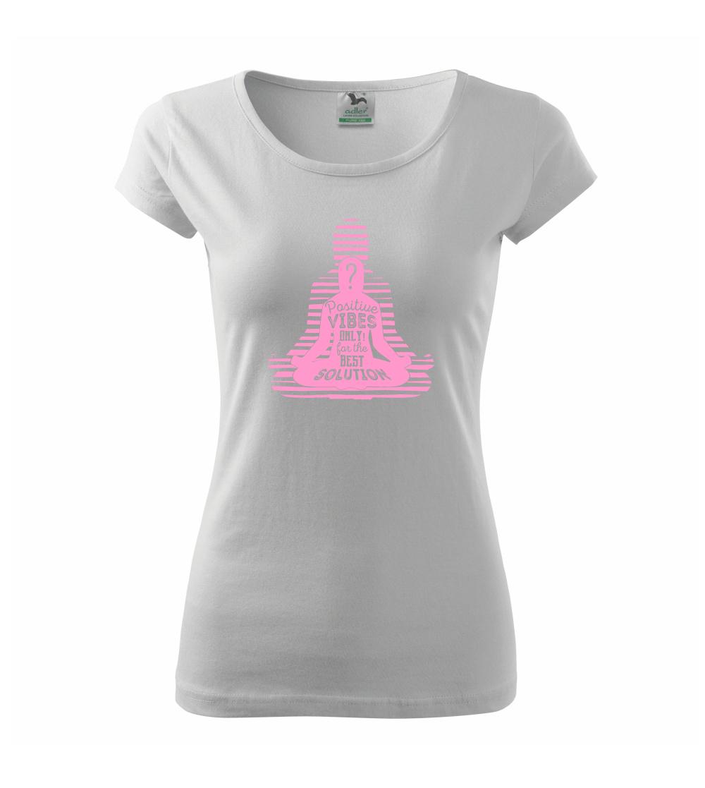 Joga - positive vibes only ružová Joga - positive vibes only ružová