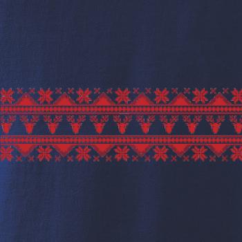 Vianočný vzor - jeleň a vločka