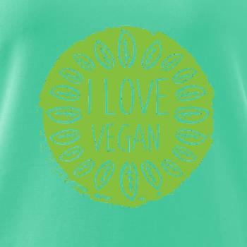 I love vegan v kruhu