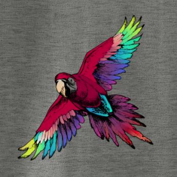 Papagáj kreslený letiaci Papagáj kreslený letiaci