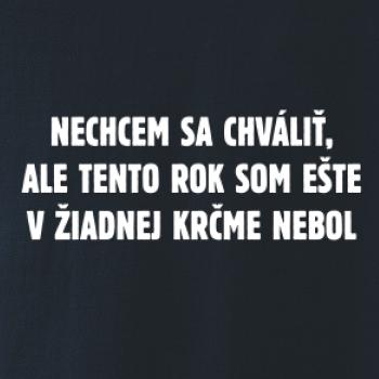 Tento rok som ešte nebol v krčme