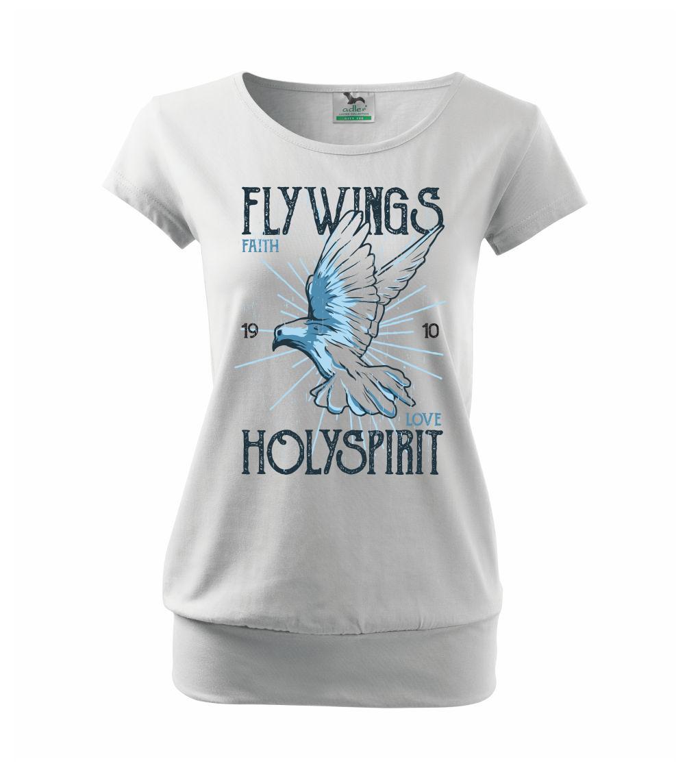 Tričká so zvieratami - Bird dovefly - Voľné tričko city