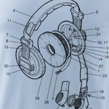 Nákres slúchadlo pre pilota