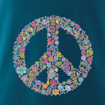 Peace symbol lístočky