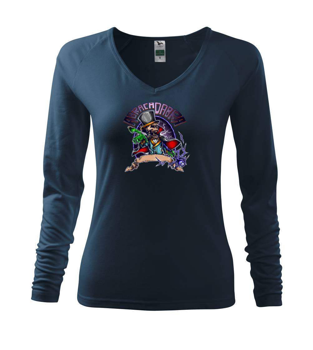 Grafické tričká - Kúzelník Abracadabra - Tričko dámske Elegance