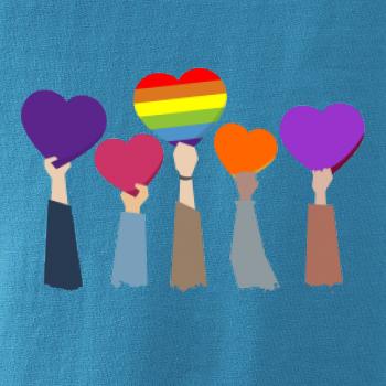 LGBT ruky srdce