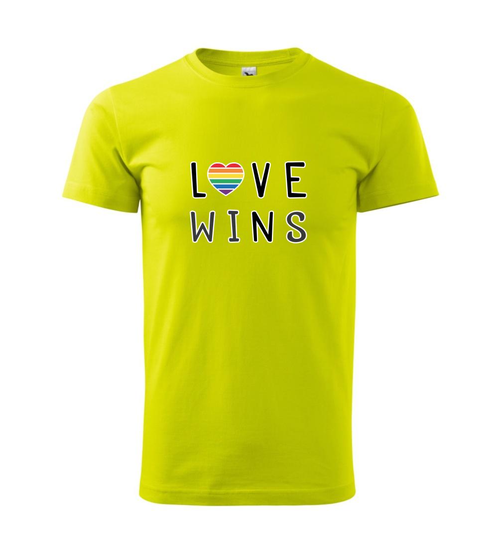 Love wins nápis Love wins nápis