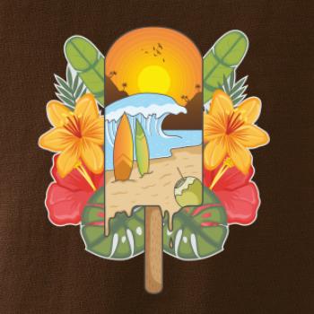 Leto, nanuk, more, pláž