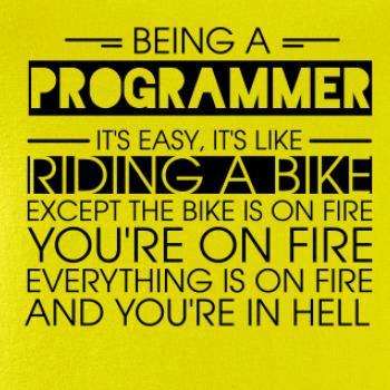 Being a programmer - bike