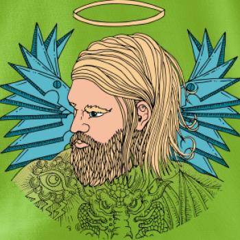 Anjel maľovaný - muž (Pecka design)