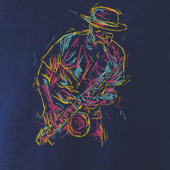 Jazz saxofón splash