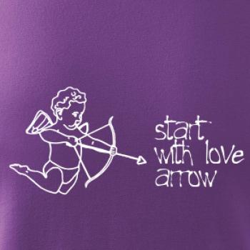 Start with love arrow Start with love arrow