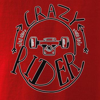 Crazy skateboard rider