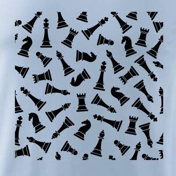 Šachové figúrky vo štvorci