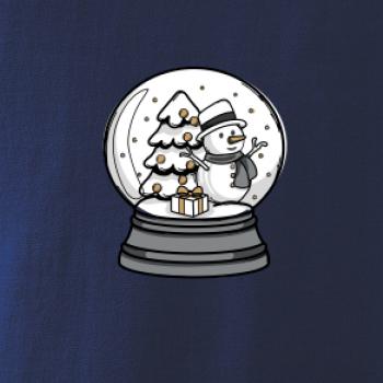 Sněhová koule se sněhulákem