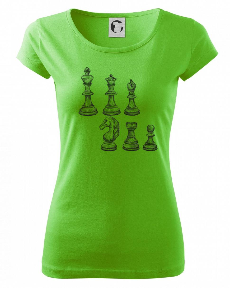 Šachové figúrky kreslené