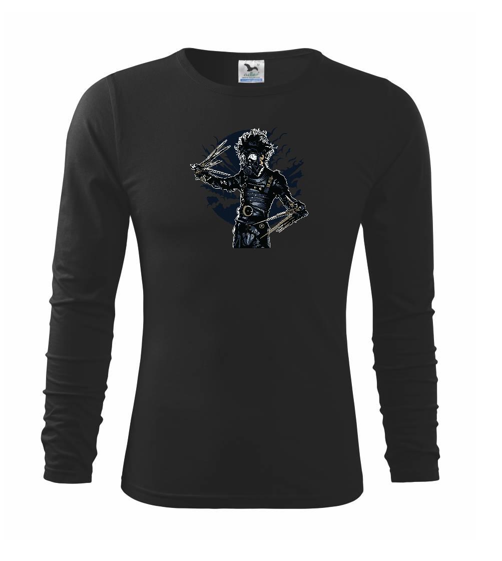 Grafické tričká - Gas Mask Scissors - Tričko detské Long Sleeve